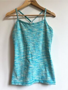 Ivivva Women's Strappy Tank - Aqua Space Dye